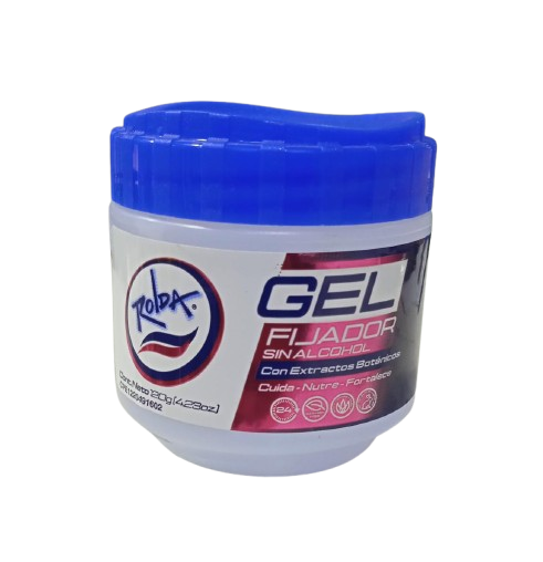 GEL FIJADOR SIN ALCOHOL MARCA ROLDA COLOR BLANCO
