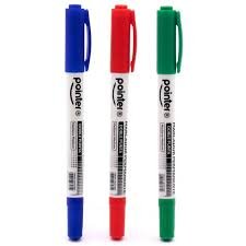 MARCADOR PERMANENTE COLORES SURTIDOS POINTER DOBLE PUNTA FINA Y MEDIA