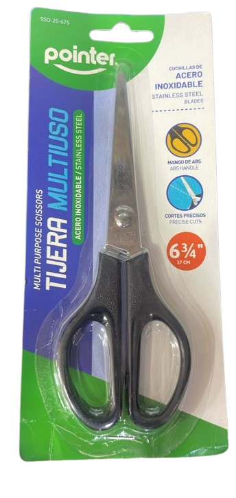 TIJERAS MULTIUSO POINTER 17CM 6 Y TRES CUARTOS DE PULGADAS
