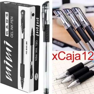 BOLIGRAFO GEL MINI 0.5MM NEGRO C/TAPA