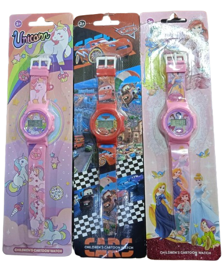 RELOJES PARA NIÑO(A) CON FIGURAS ANIMADAS