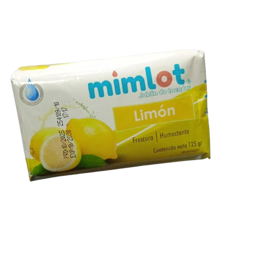 JABÓN DE BAÑO MIMLOT 125GR FRAGANCIA LIMÓN
