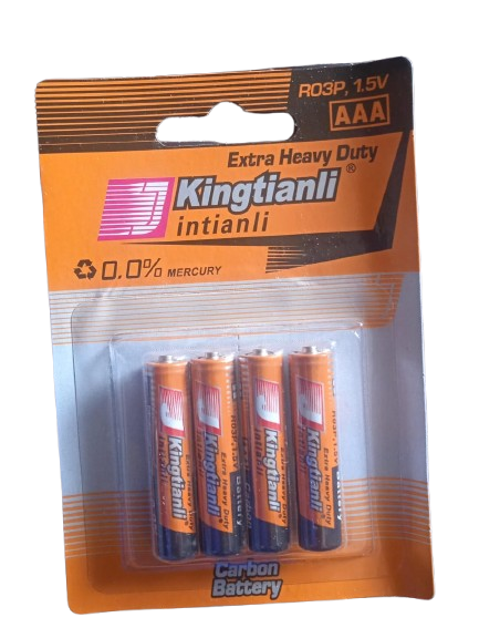 BATERIAS TRIPE A CARBON BATTERY MARCA KINGTIANLI