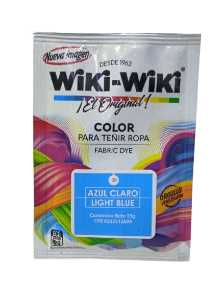 WIKI WIKI AZUL CLARO