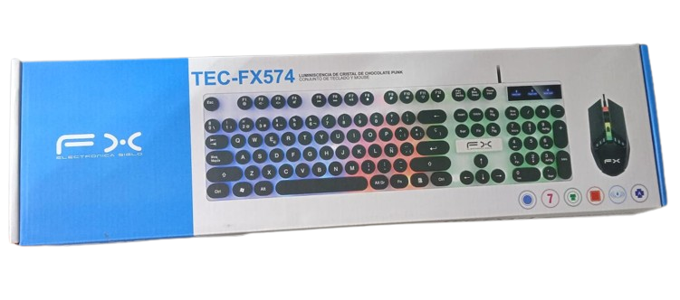TECLADO ALÁMBRICO TEC-FX574