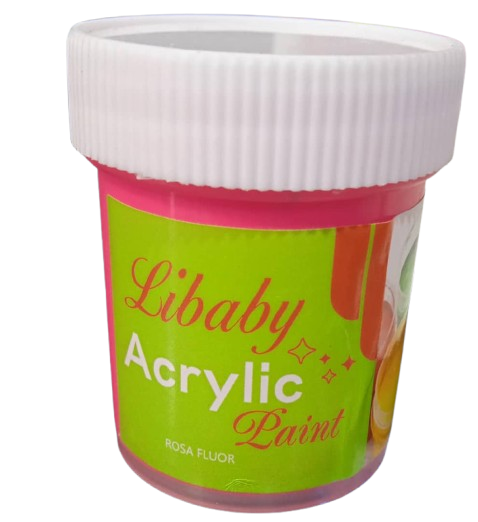 PINTURA AL FRIO MARCA LIBABY COLOR ROSA FLUOR