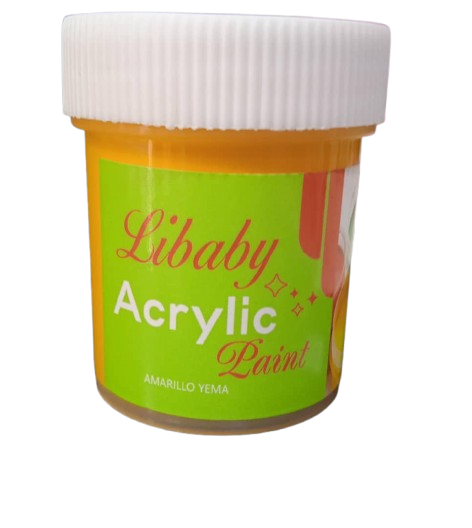 PINTURA AL FRIO MARCA LIBABY COLOR AMARILLO YEMA