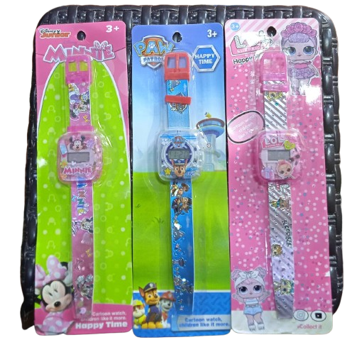 RELOJ PARA NIÑO(A) CON FIGURAS ANIMADAS