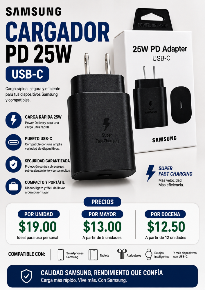 CUBO 25W PD AA C25WPDAA