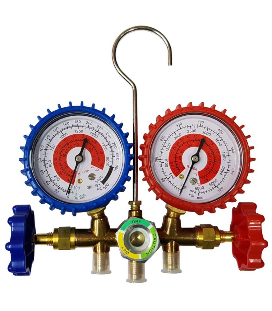 MANIFOLD BRONCE R410 CON MANGUERAS (MASTERTOOL)