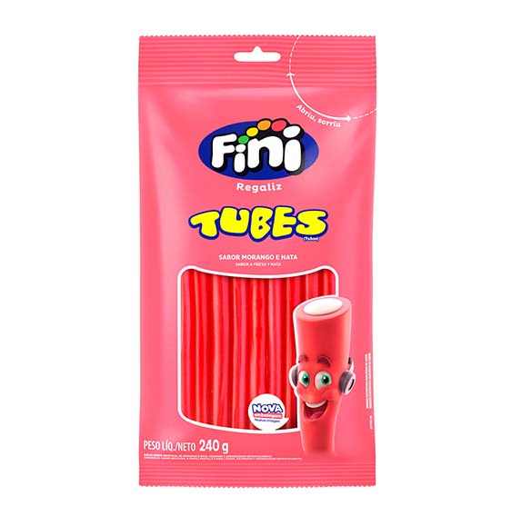 TUBES FINI FRESA 240g