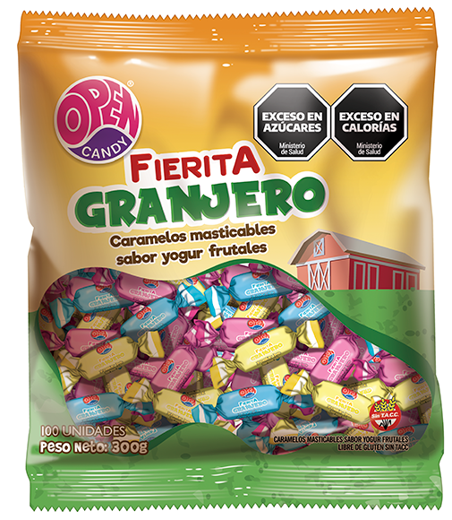 MASTICABLE OPEN CANDY GRANJERO 100u 3g