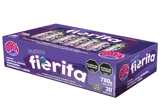 GOMA ROLLO BUTTON FIERITA 26G 30U