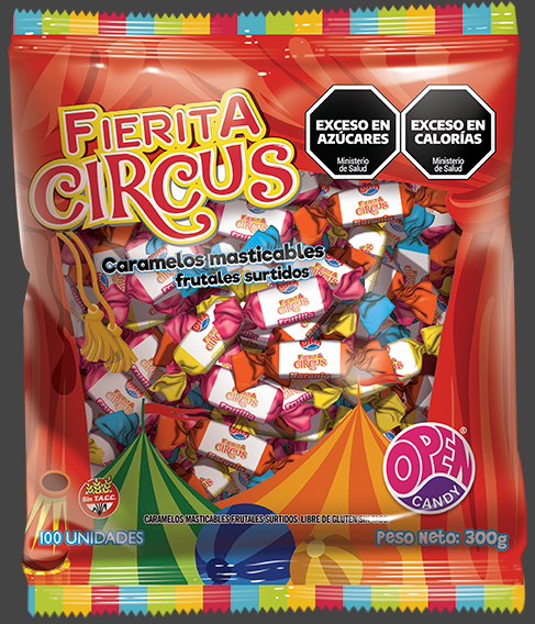MASTICABLE OPEN CANDY CIRCUS 100u 3g