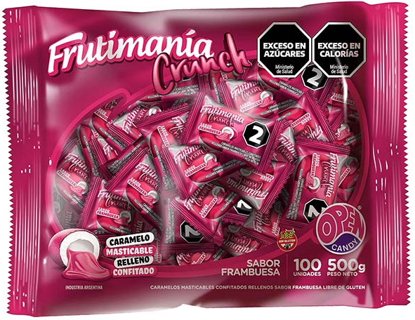 FRUTIMANIA CRUNCH FRAMBUESA 100u 500g