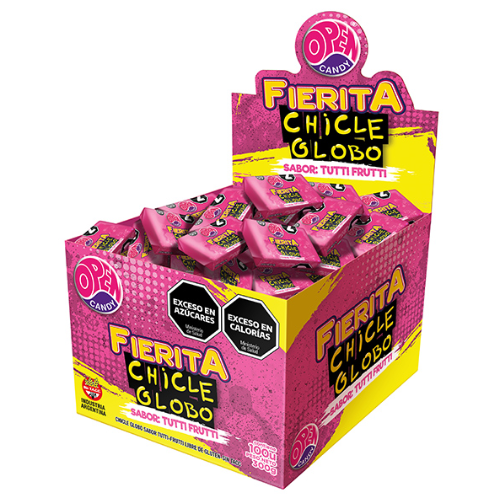 CHICLE FIERITA OPEN CANDY TUTTI 100u 3g