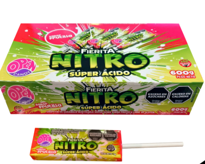 CHUPETÍN MASTICABLE FIERITA NITRO 50u 12g