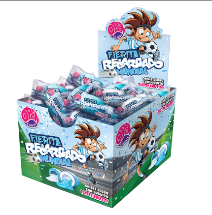 CHICLE FIERITA RECARGADO CAMPEON MUNDIAL 50U