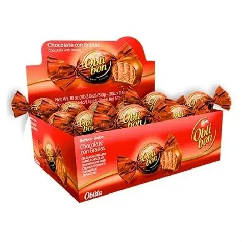 BOMBON OBLIBON LECHE 30 UNID