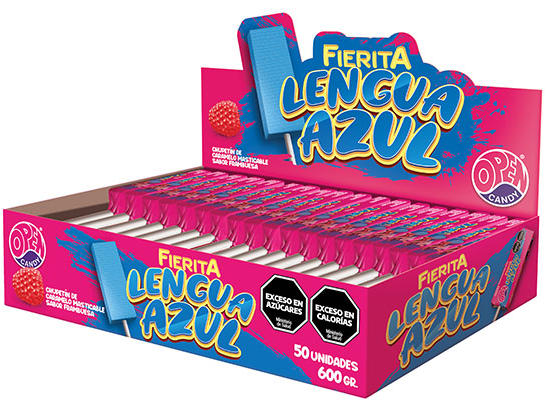 CHUP MAST FIERITA LENGUA AZUL 50u 12g