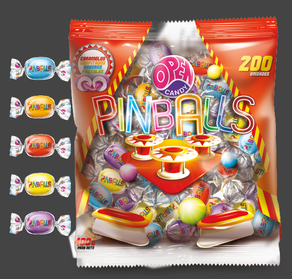 PINBALLS OPEN CANDY DOBLE MOÑO 200u