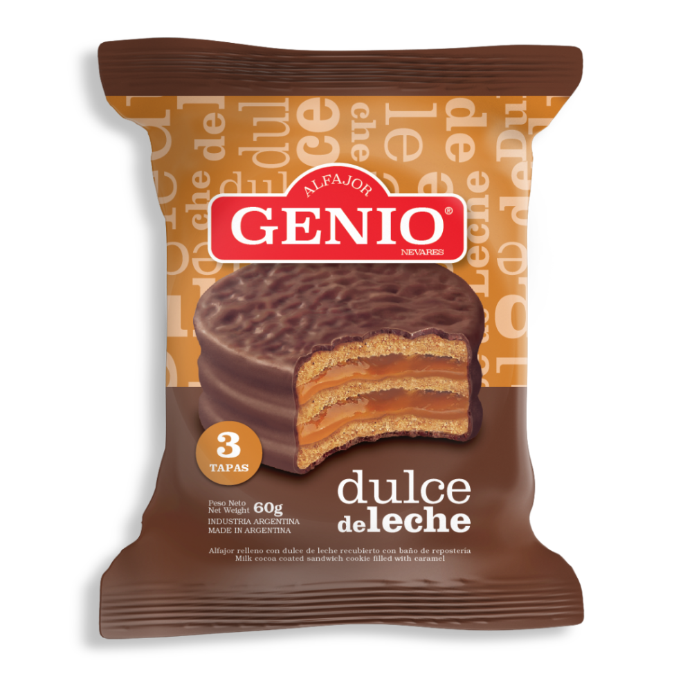 ALFAJOR GENIO NEGRO 24 UNID