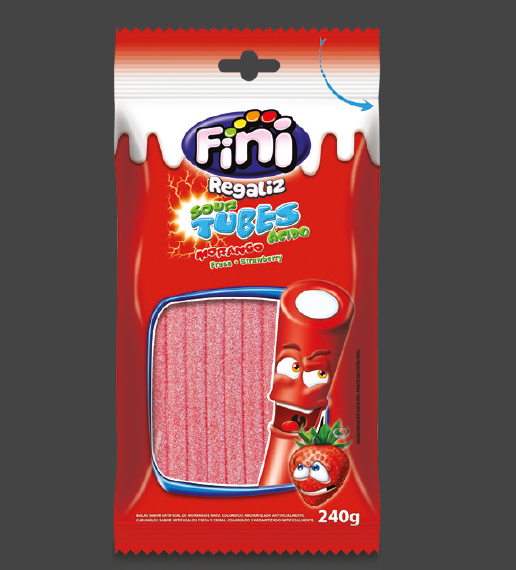 TUBES FINI FRESA CITRICO 240g