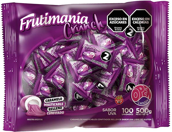 FRUTIMANIA CRUNCH UVA 100u 500g