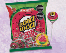 BOLA LOCA FRESH SANDIA 24U 16GR