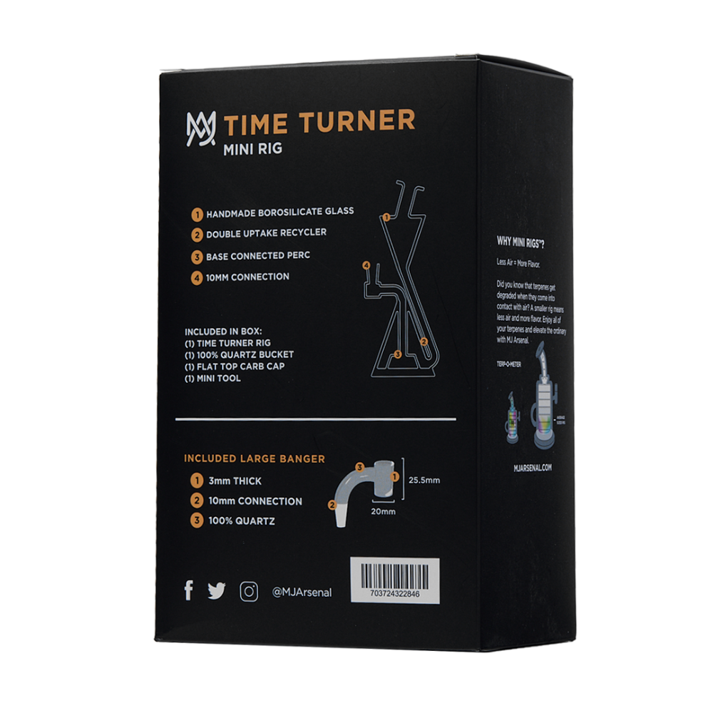 Time Turner Mini Dab Rig Clear