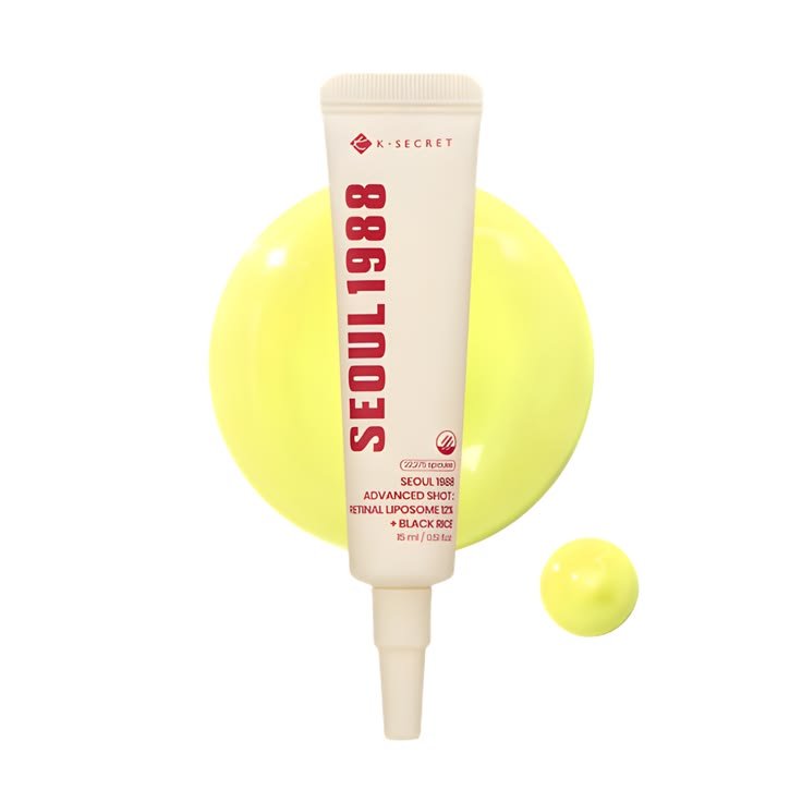 KSECRET - Crema Facial Antiedad SEOUL 1988 Advanced Shot : Retinal Liposome 12% + Black Rice