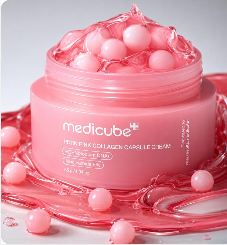 medicube - Crema Facial PDRN Pink Collagen Capsule Cream
