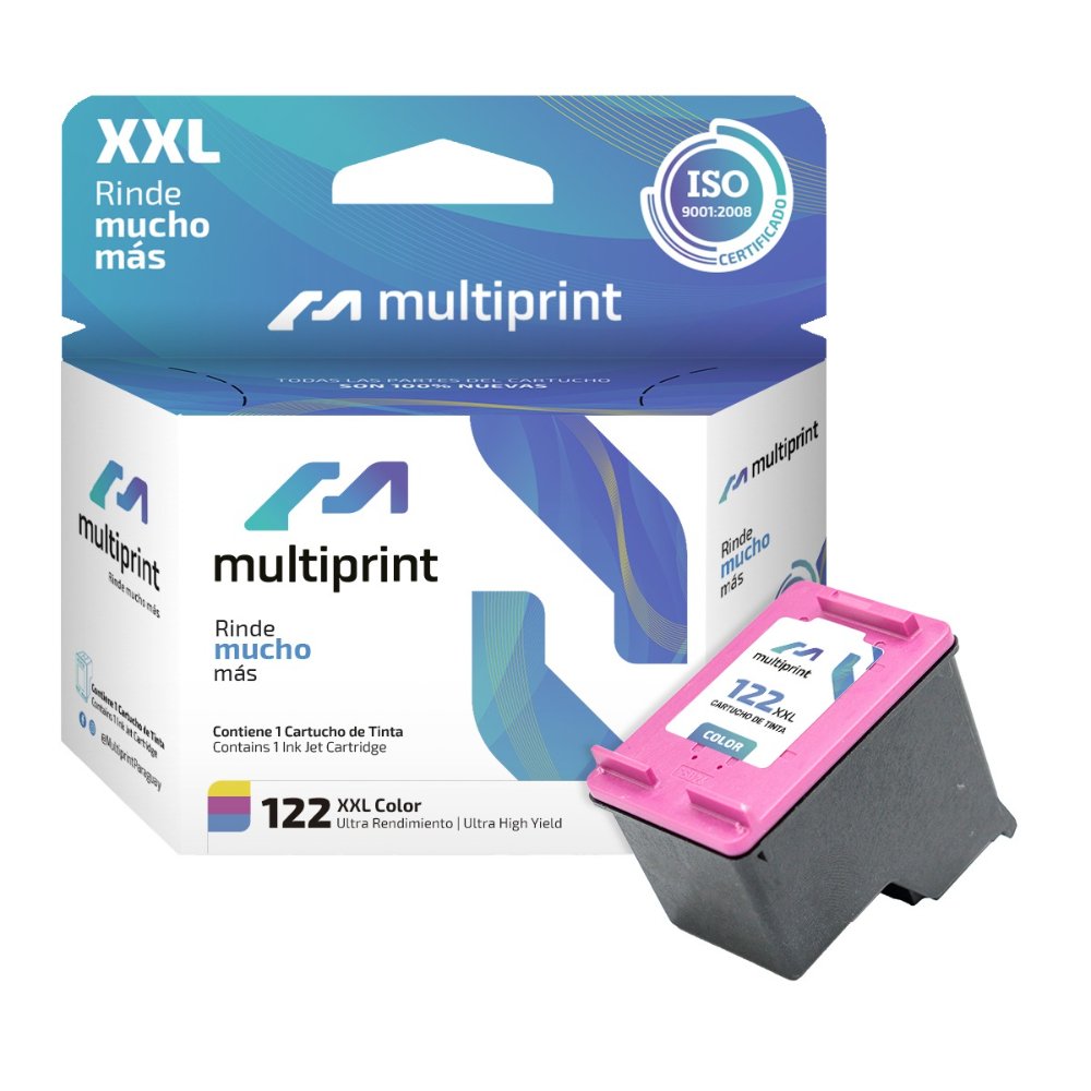CARTUCHO MULTIPRINT (122XXL) COLOR [22ML]