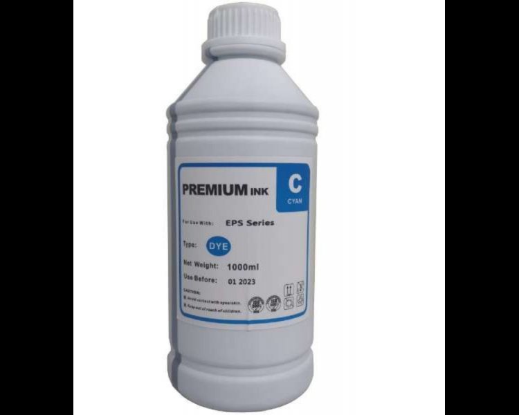 POMO TINTA SUBLIMACION GENERICO EPSON CYAN [1L]