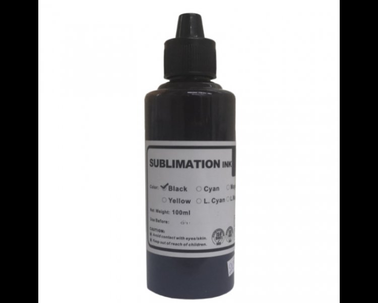 POMO TINTA SUBLIMACION GENERICO EPSON NEGRO [100ML]
