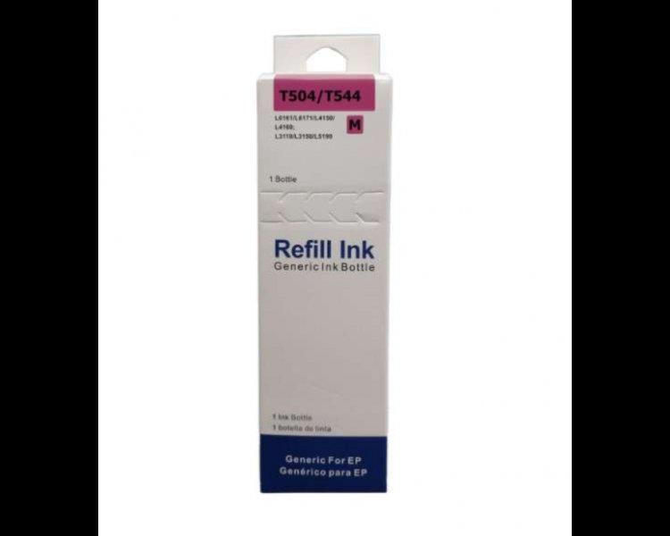 POMO TINTA DYE GENERICO EPSON T504  T544 MAGENTA [70ML] - TPJ