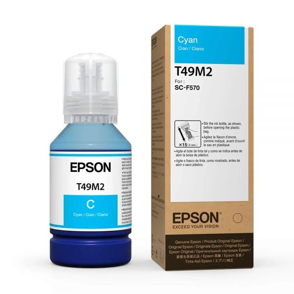 TINTA EPSON T49M220 F170F570 ULTRA CYAN 140ML