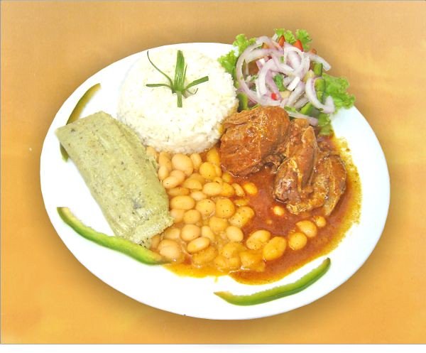SECO DE CABRITO CON TAMALITOS VERDES