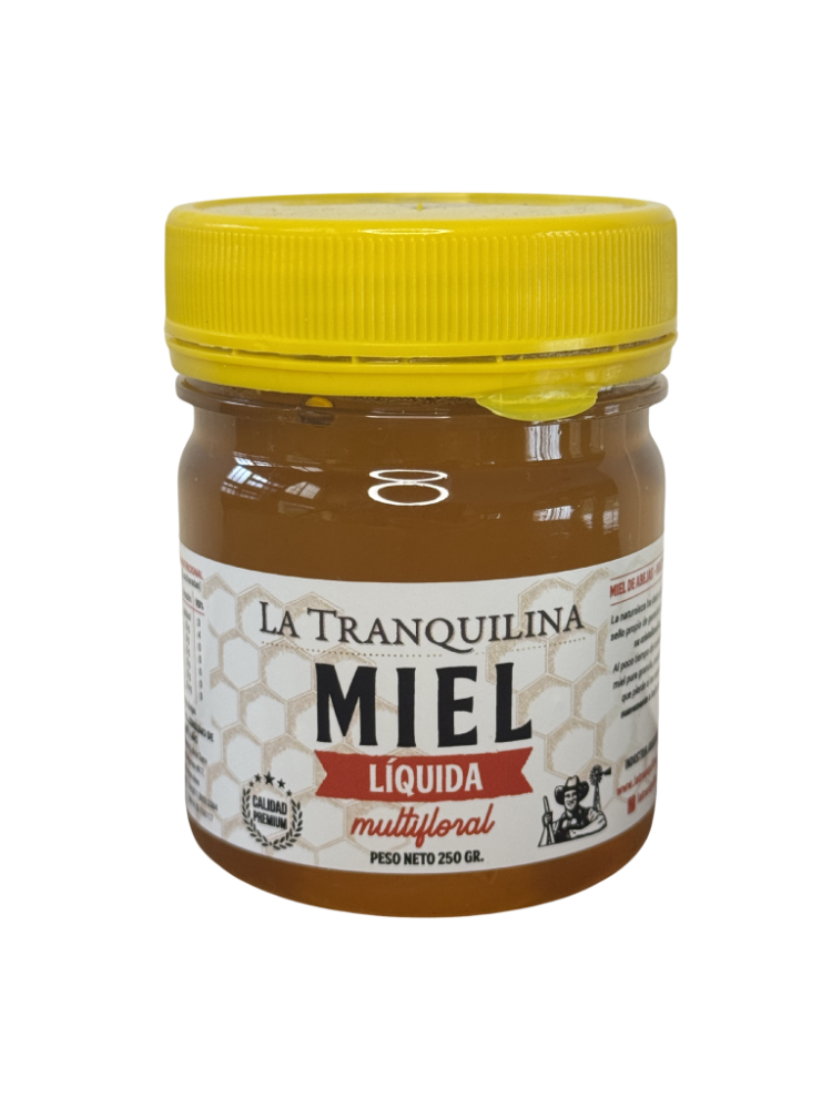 Miel Líquida La Tranquilina multifloral x 250g