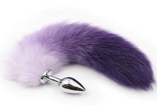 Plug Anal con Cola Rosa y purpura