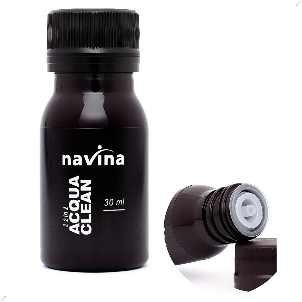 Acqua Clean Navina 2 Em 1 30ml Higienizador Removedor Para Extensão De Cílios Limpeza Profunda Lash Designer Profissional