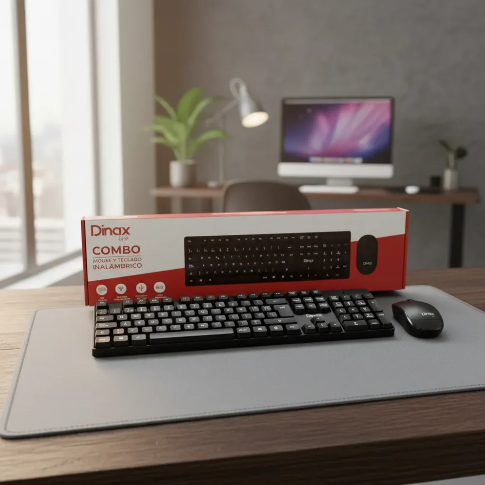MOUSE Y TECLADO INALAMBRICO DINAX