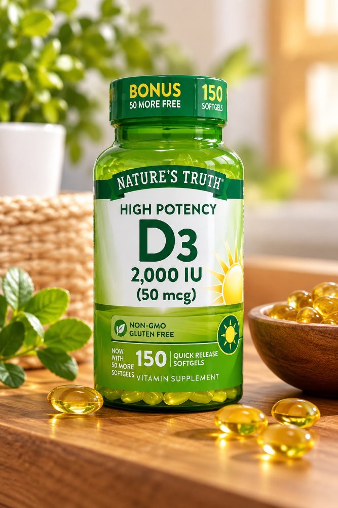 vitamina D3 capsula  envase verde