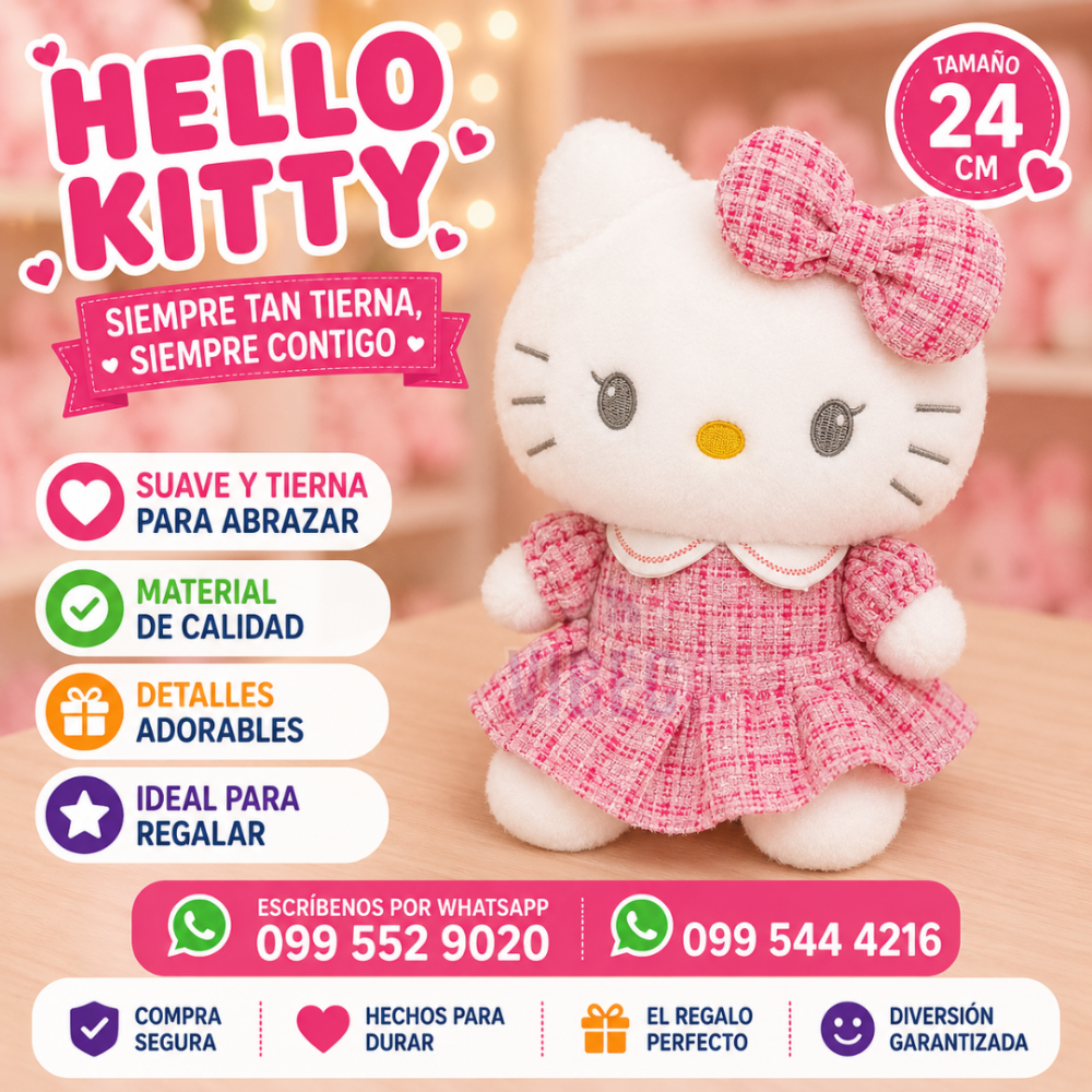 Hello Kitty 24cm fashion rosa