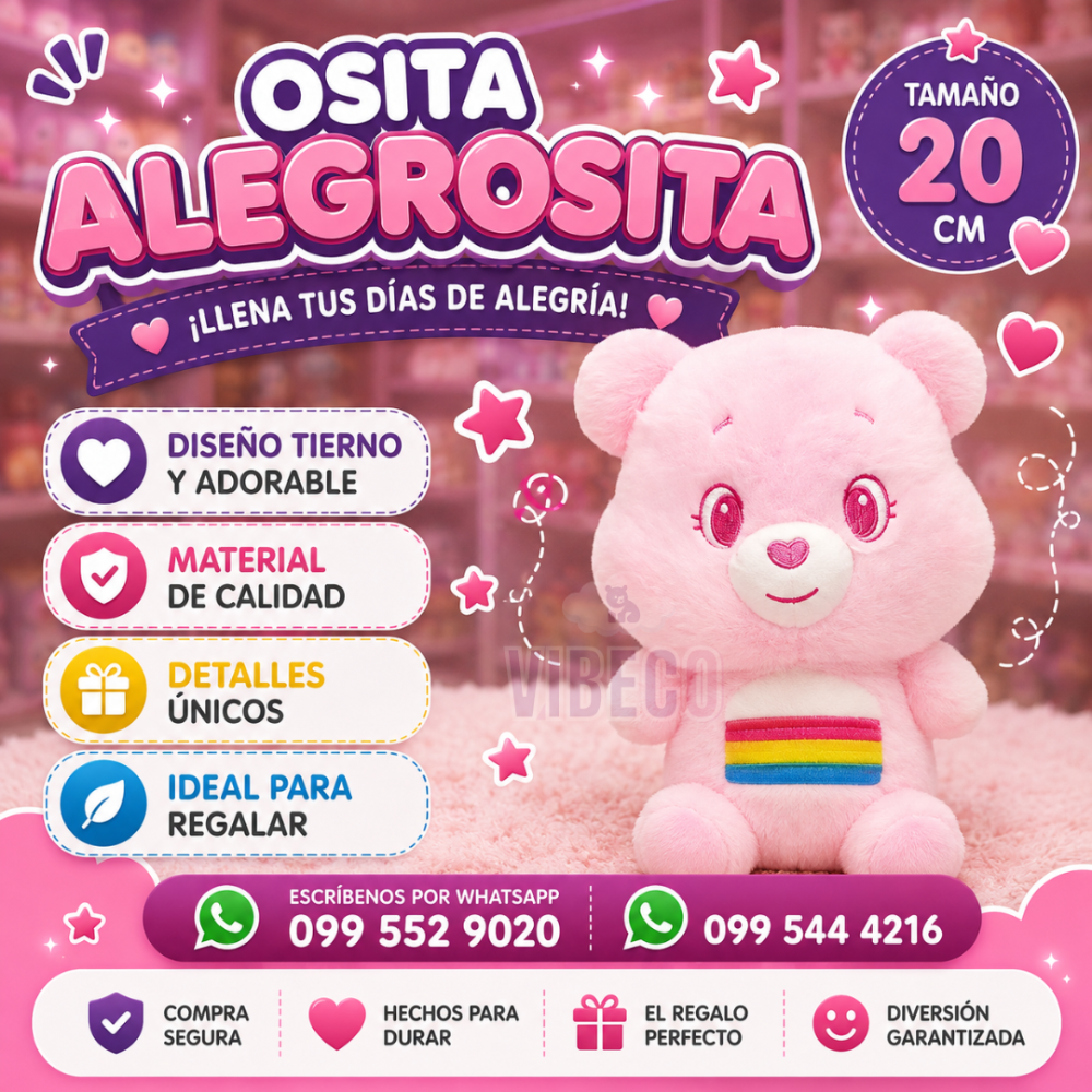Cariñoso Rosa 20cm
