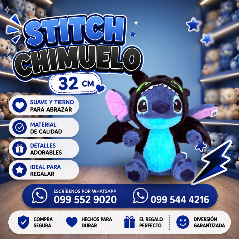 Stitch Chimuelo 32cm
