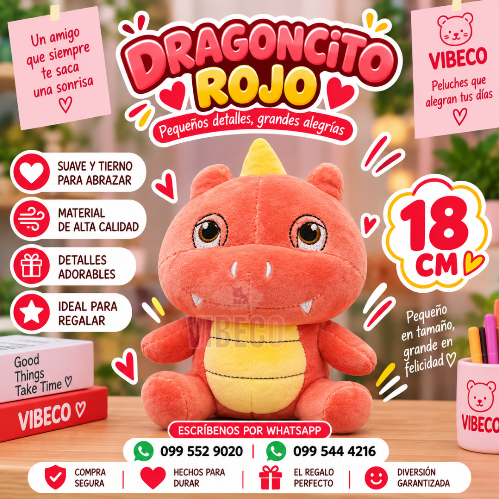 Dragon Rojo 18cm