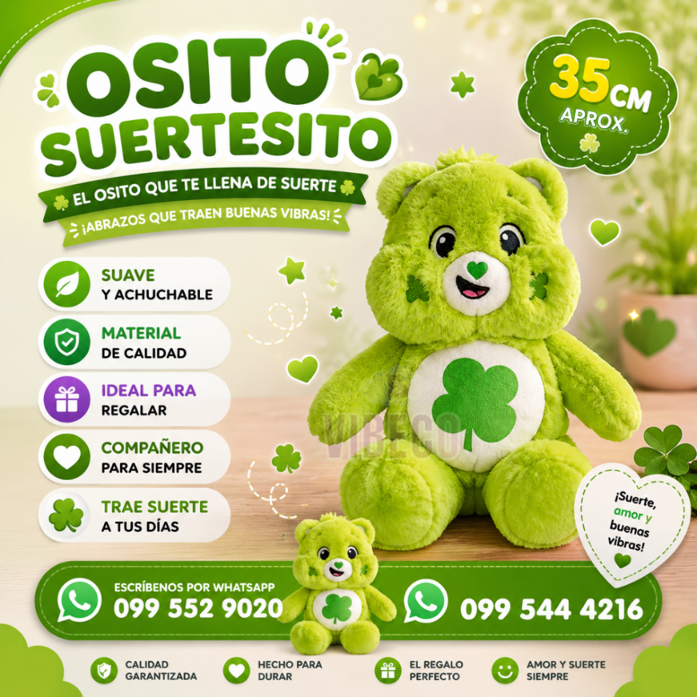 Cariñoso Verde 35cm