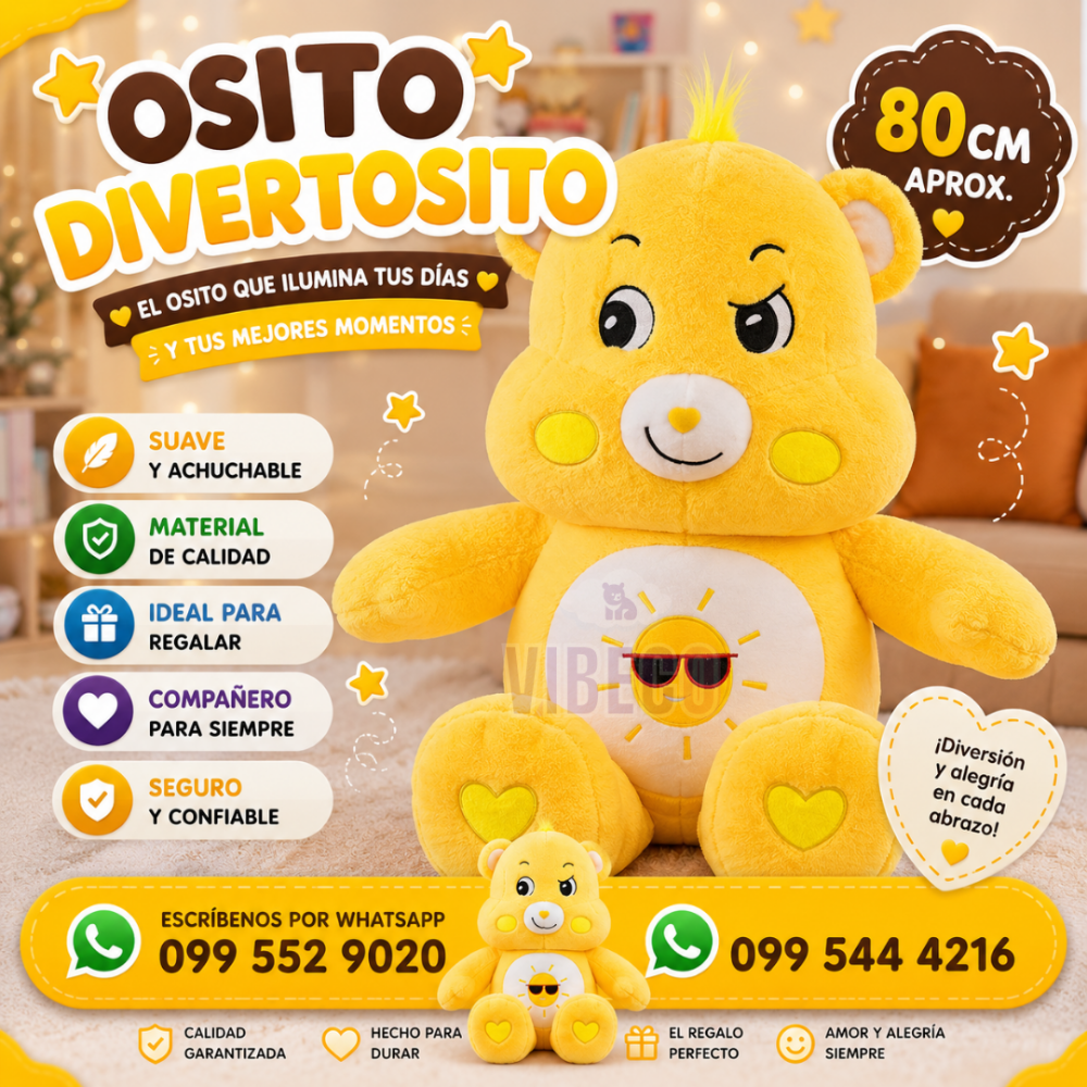 Cariñoso Amarillo 80cm