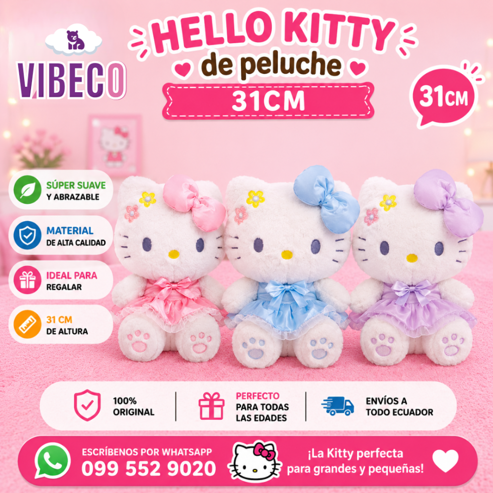 Hello Kitty Huellita 31cm